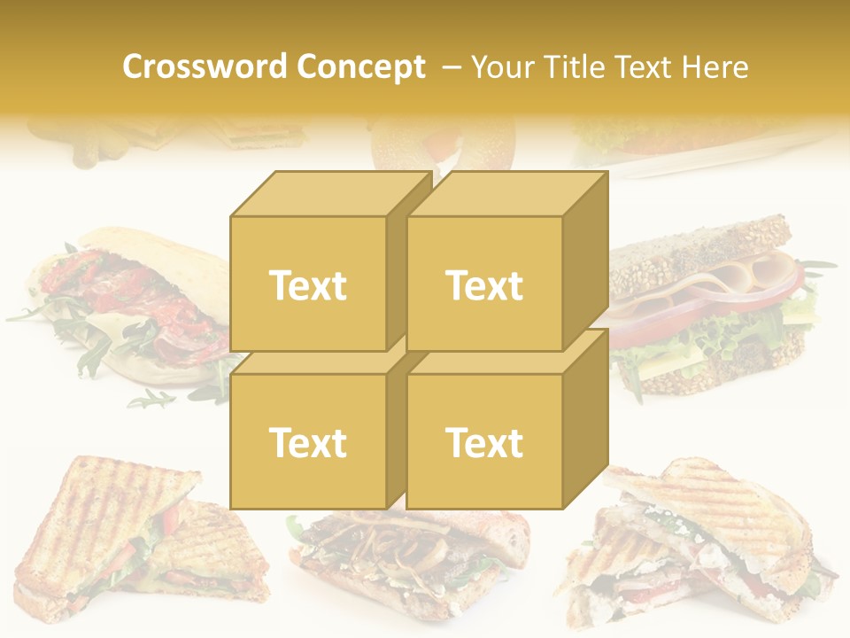 Baguette Sandwich PowerPoint Template