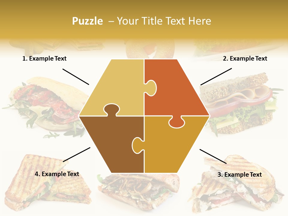 Baguette Sandwich PowerPoint Template