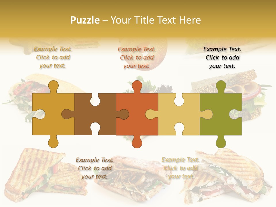 Baguette Sandwich PowerPoint Template