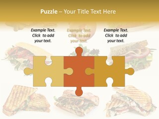 Baguette Sandwich PowerPoint Template