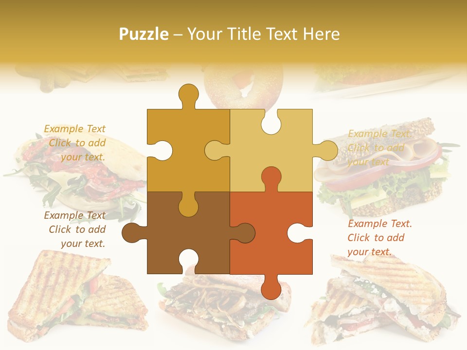 Baguette Sandwich PowerPoint Template