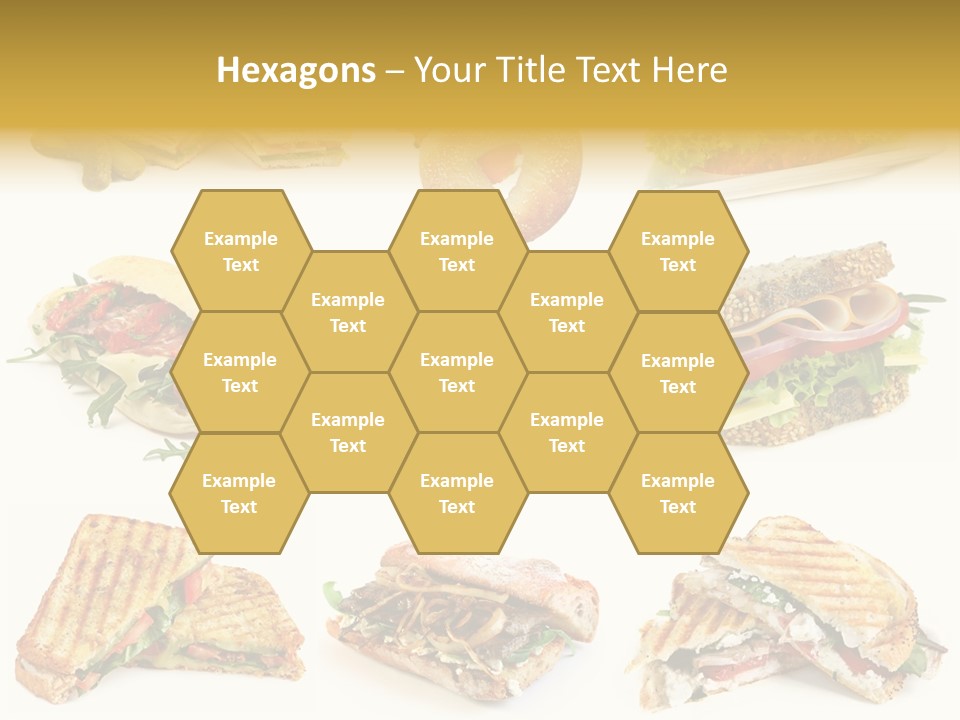 Baguette Sandwich PowerPoint Template