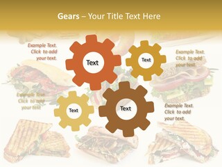 Baguette Sandwich PowerPoint Template