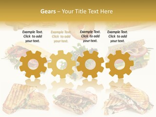 Baguette Sandwich PowerPoint Template