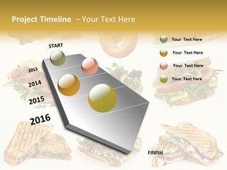 Baguette Sandwich PowerPoint Template