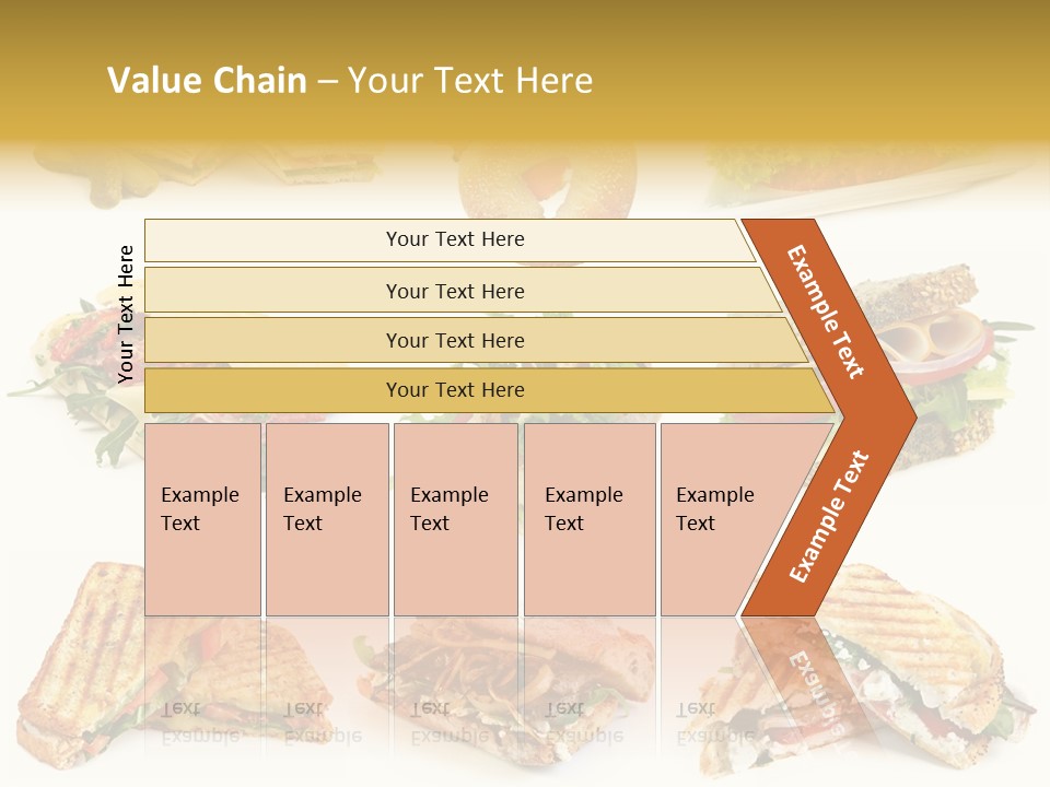 Baguette Sandwich PowerPoint Template
