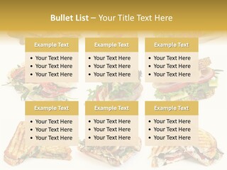 Baguette Sandwich PowerPoint Template