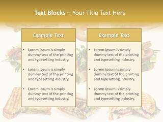 Baguette Sandwich PowerPoint Template