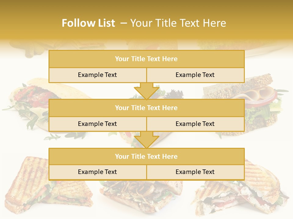 Baguette Sandwich PowerPoint Template