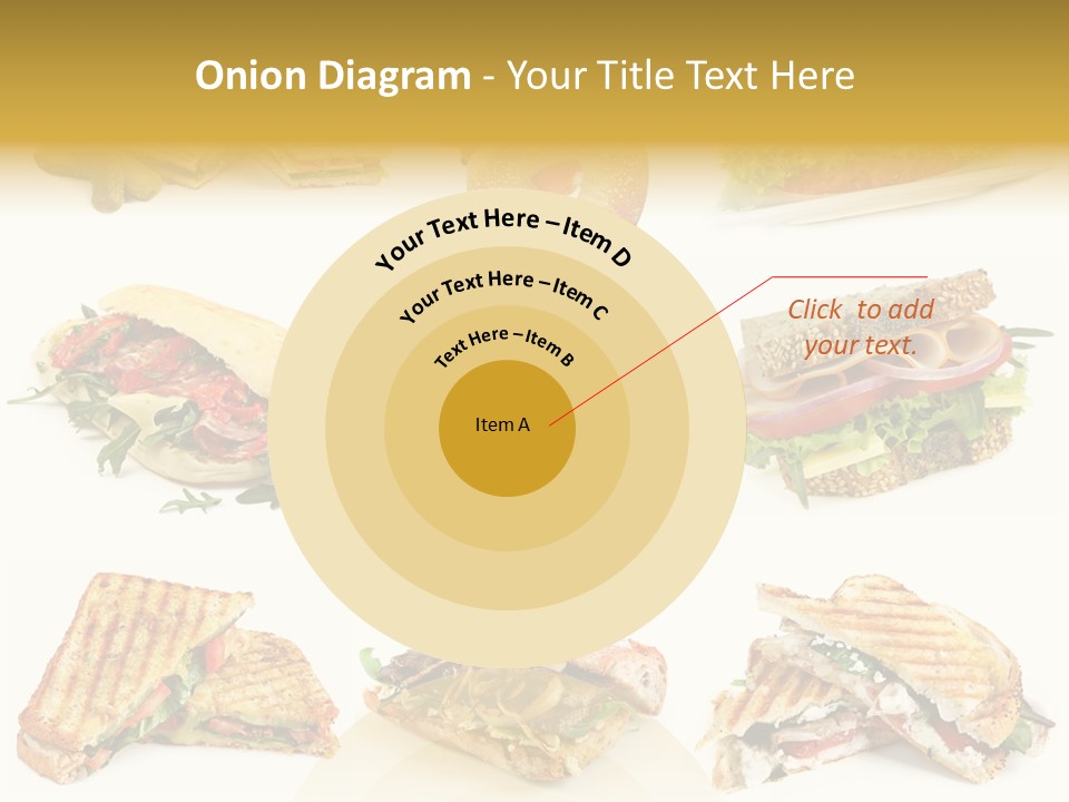 Baguette Sandwich PowerPoint Template