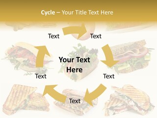 Baguette Sandwich PowerPoint Template