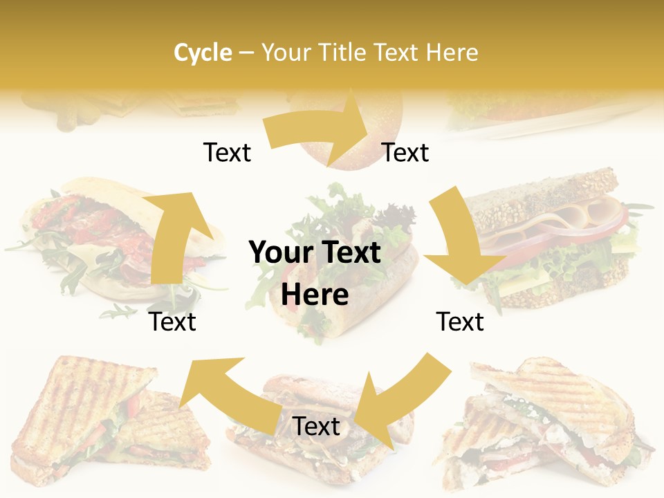 Baguette Sandwich PowerPoint Template