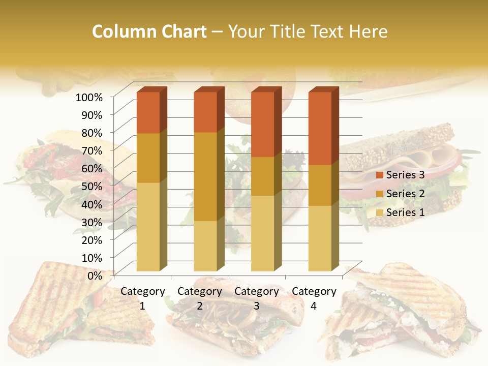 Baguette Sandwich PowerPoint Template