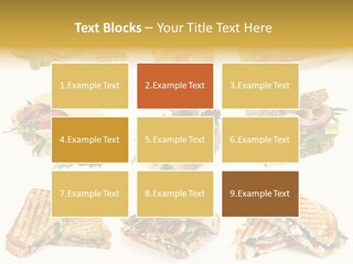 Baguette Sandwich PowerPoint Template