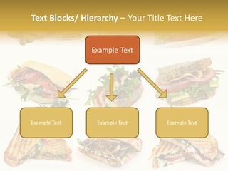 Baguette Sandwich PowerPoint Template