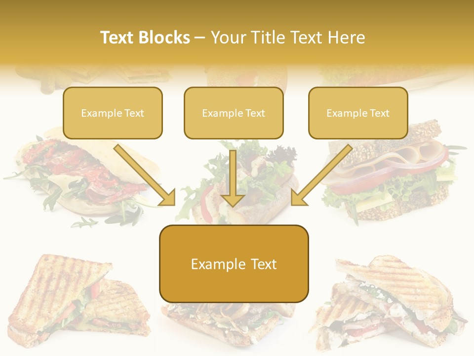 Baguette Sandwich PowerPoint Template