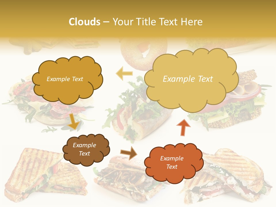 Baguette Sandwich PowerPoint Template