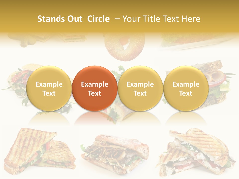 Baguette Sandwich PowerPoint Template