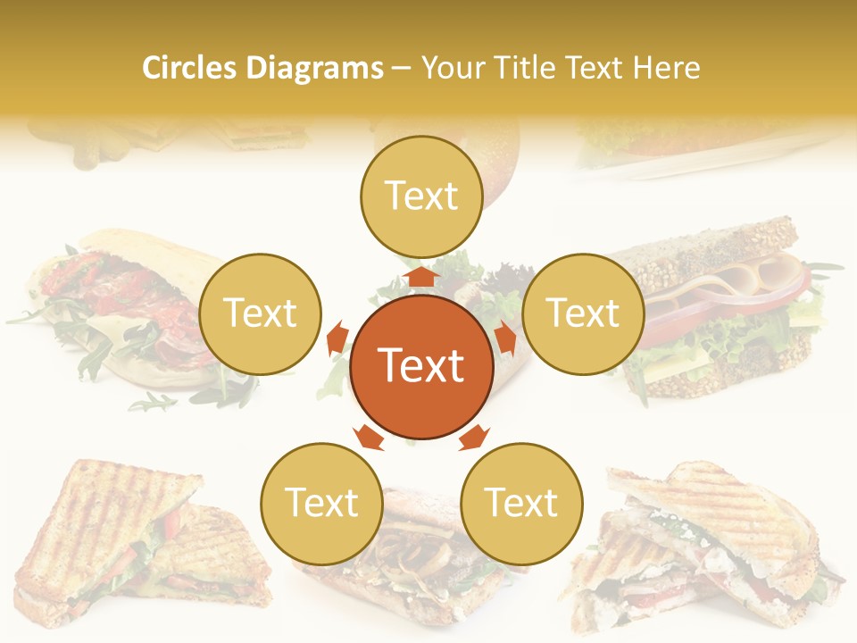 Baguette Sandwich PowerPoint Template