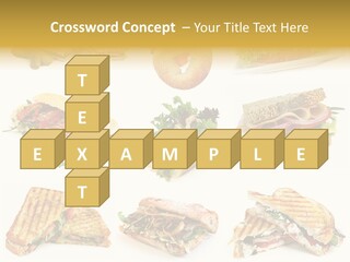 Baguette Sandwich PowerPoint Template