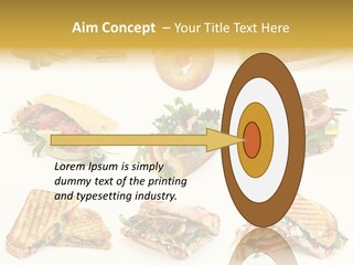 Baguette Sandwich PowerPoint Template