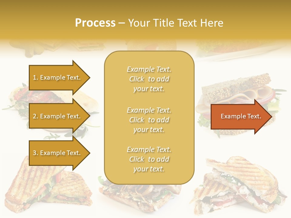 Baguette Sandwich PowerPoint Template