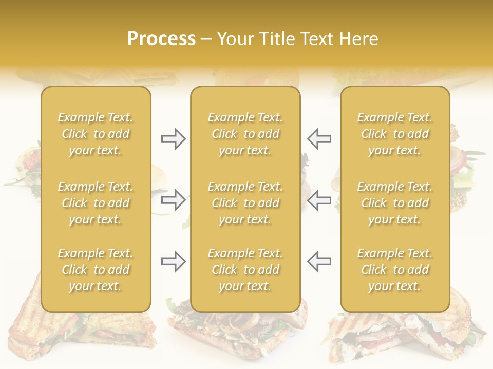 Baguette Sandwich PowerPoint Template