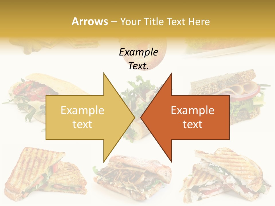 Baguette Sandwich PowerPoint Template