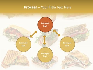 Baguette Sandwich PowerPoint Template