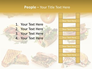 Baguette Sandwich PowerPoint Template