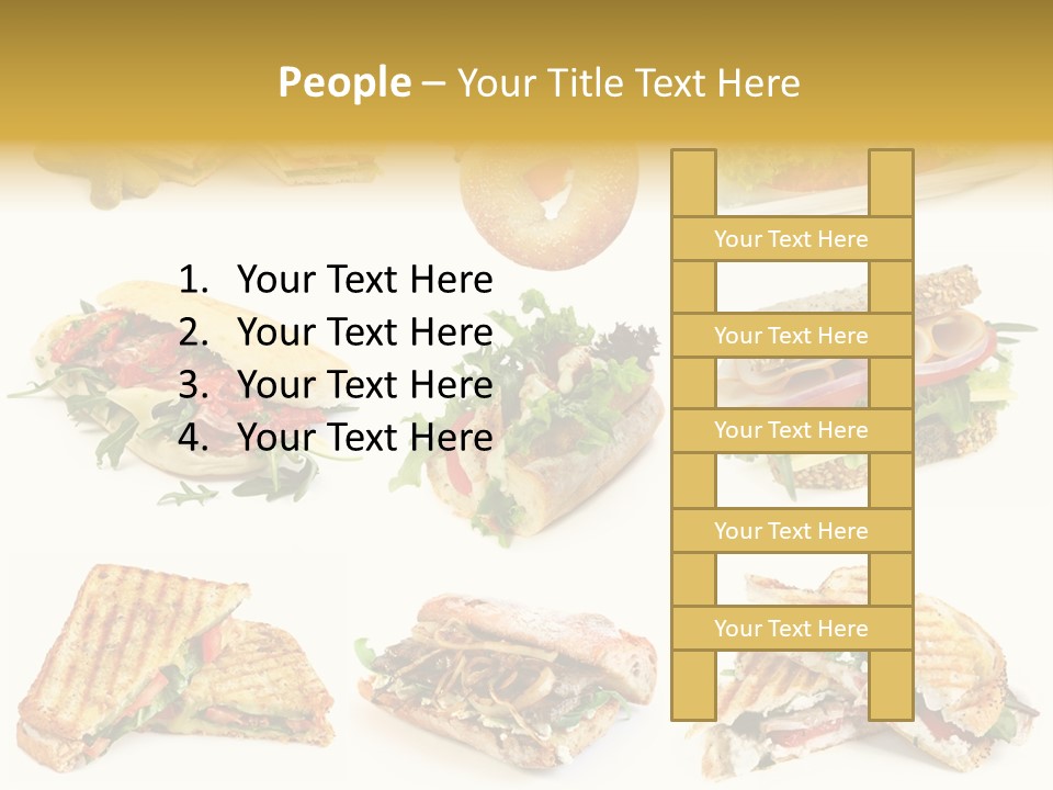 Baguette Sandwich PowerPoint Template
