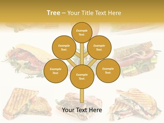 Baguette Sandwich PowerPoint Template