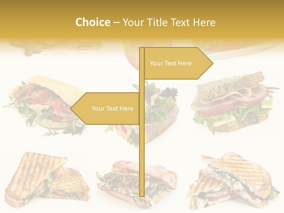Baguette Sandwich PowerPoint Template