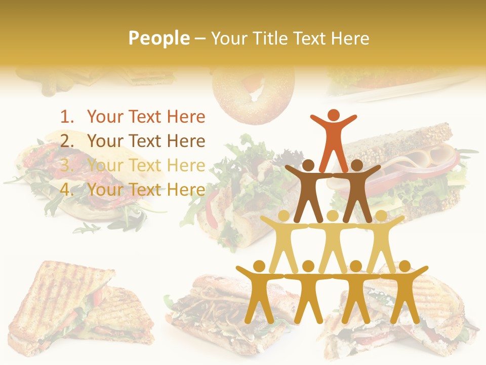 Baguette Sandwich PowerPoint Template