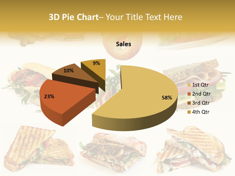 Baguette Sandwich PowerPoint Template