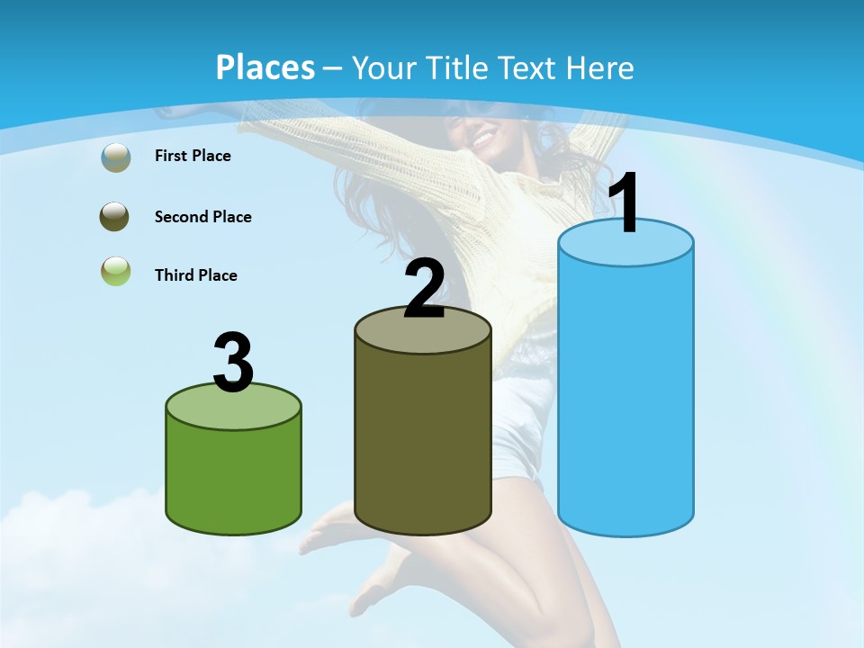 Jumping For Joy PowerPoint Template