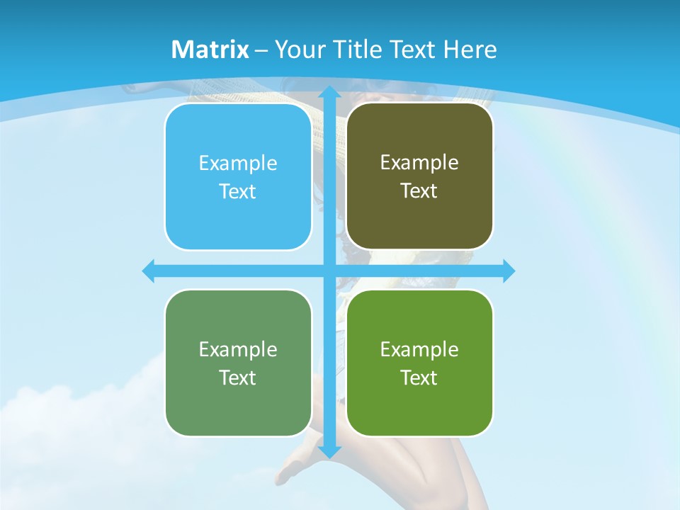 Jumping For Joy PowerPoint Template