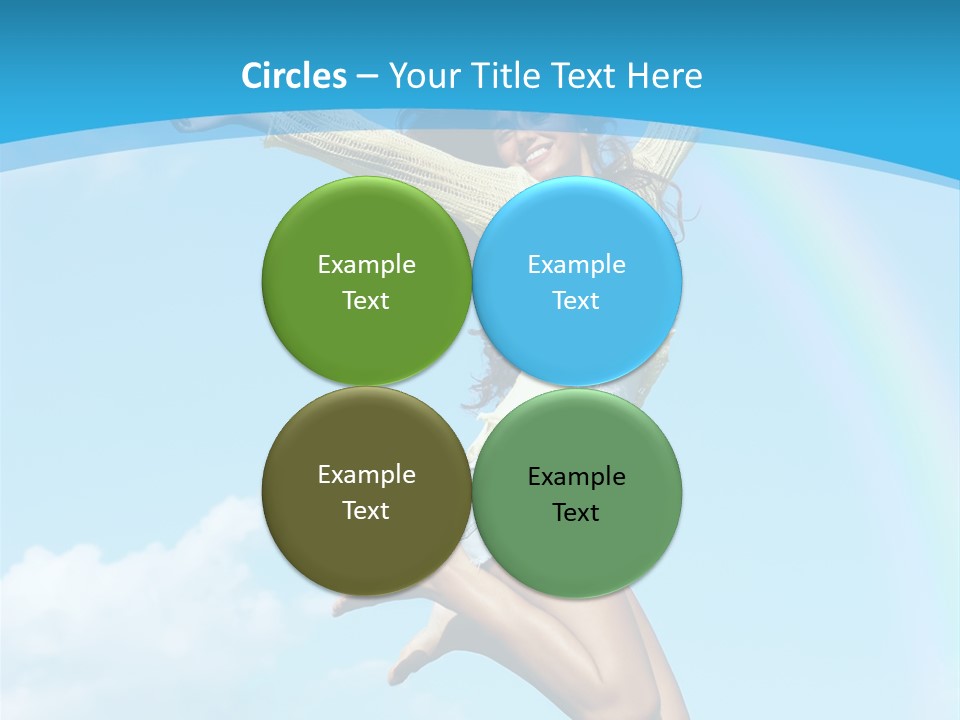 Jumping For Joy PowerPoint Template