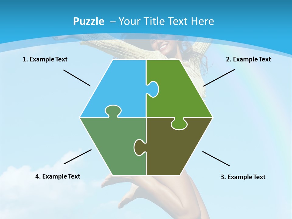 Jumping For Joy PowerPoint Template