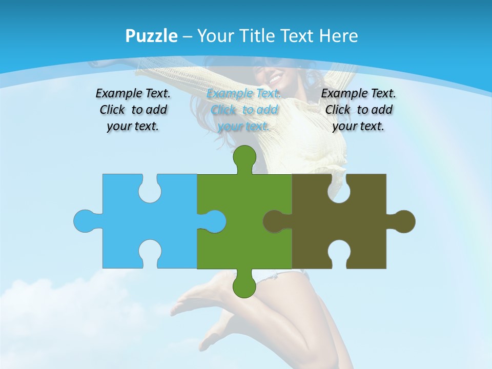 Jumping For Joy PowerPoint Template