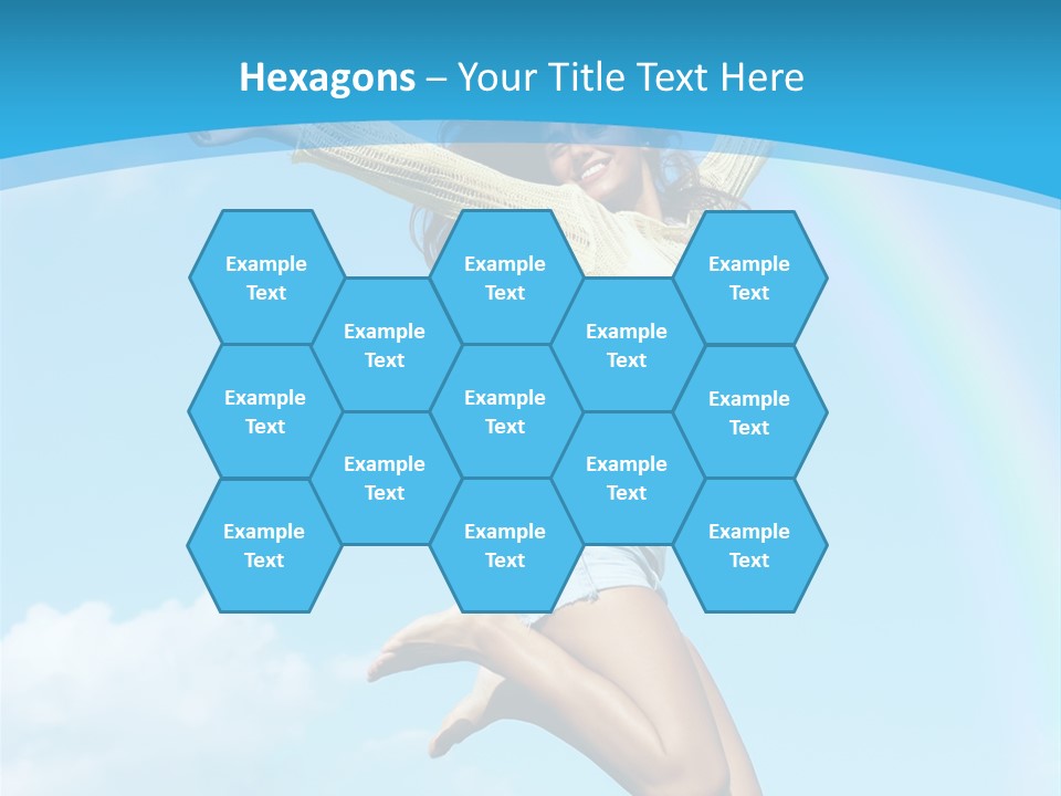 Jumping For Joy PowerPoint Template