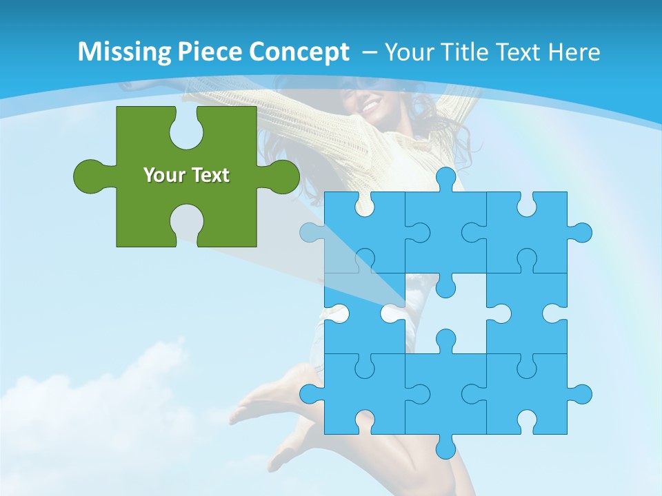 Jumping For Joy PowerPoint Template