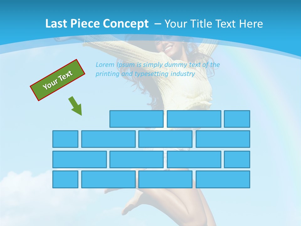 Jumping For Joy PowerPoint Template
