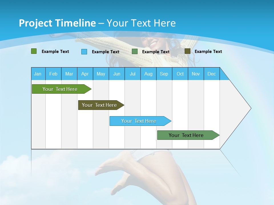 Jumping For Joy PowerPoint Template