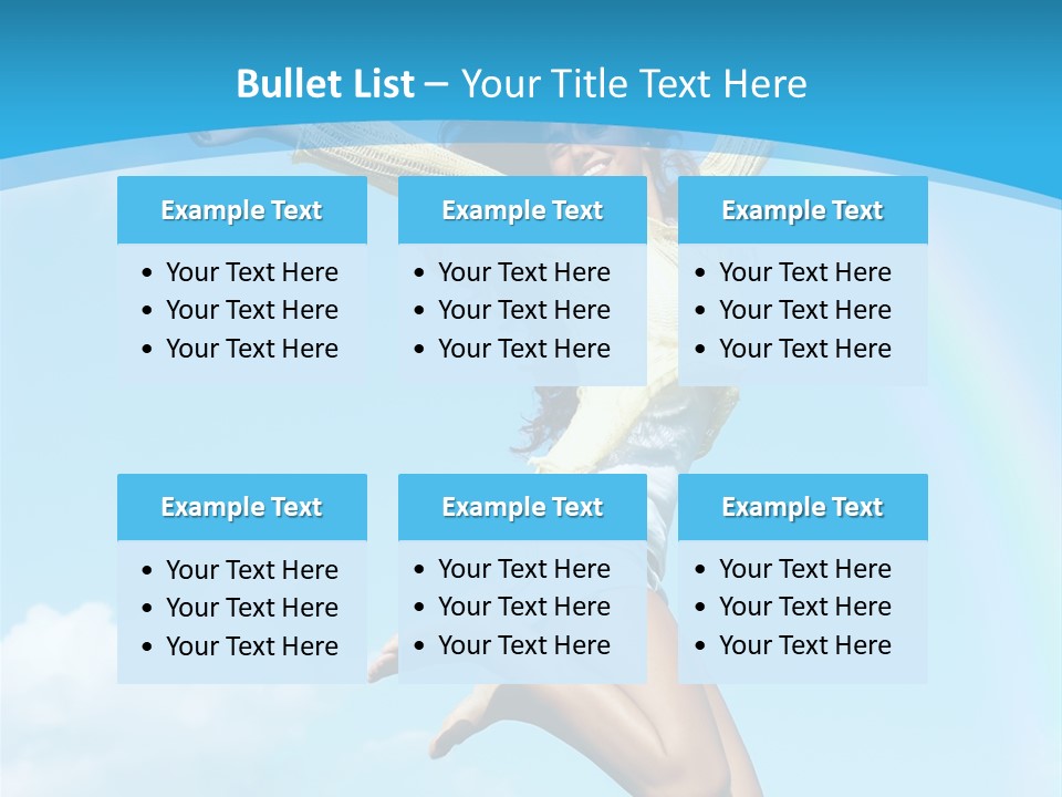 Jumping For Joy PowerPoint Template