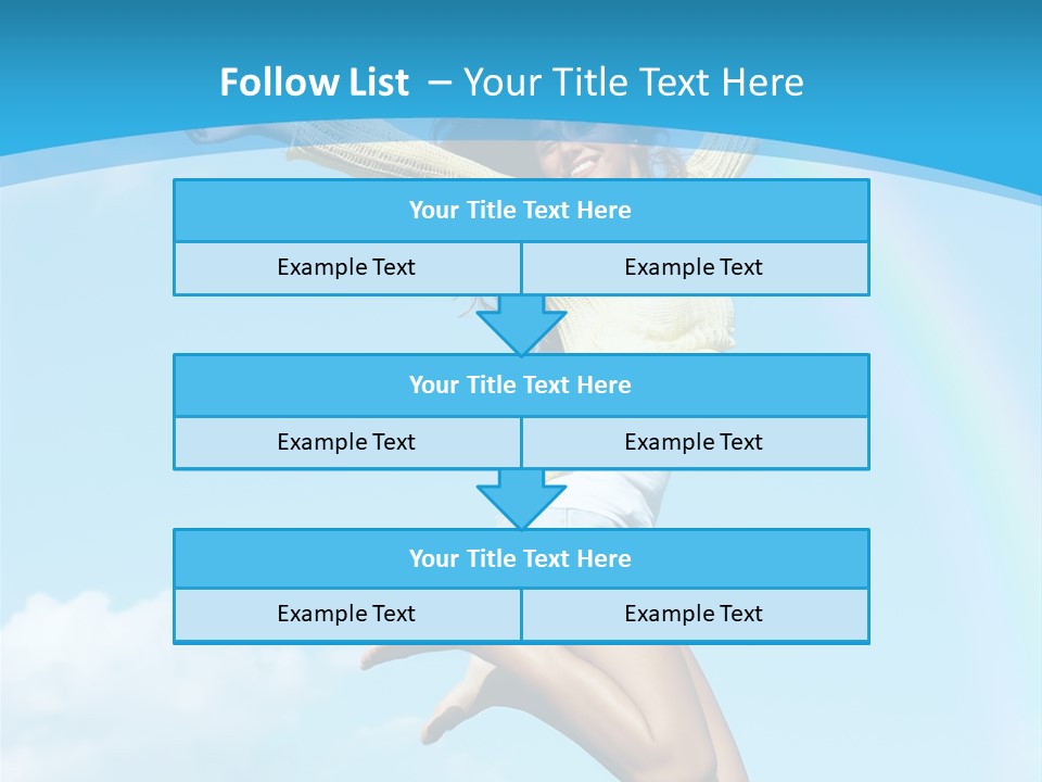 Jumping For Joy PowerPoint Template