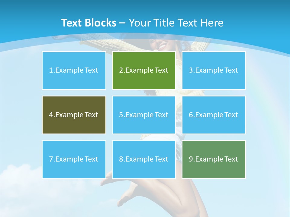 Jumping For Joy PowerPoint Template