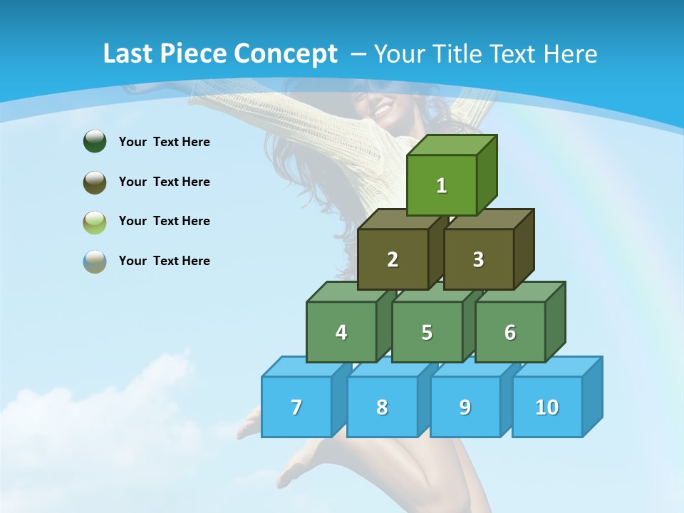 Jumping For Joy PowerPoint Template