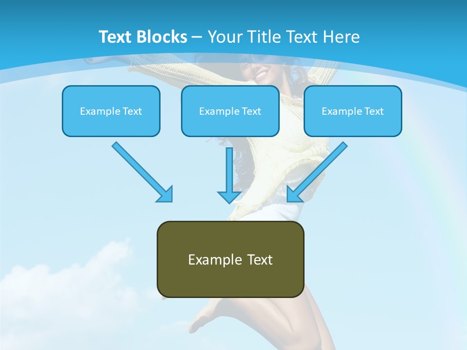 Jumping For Joy PowerPoint Template