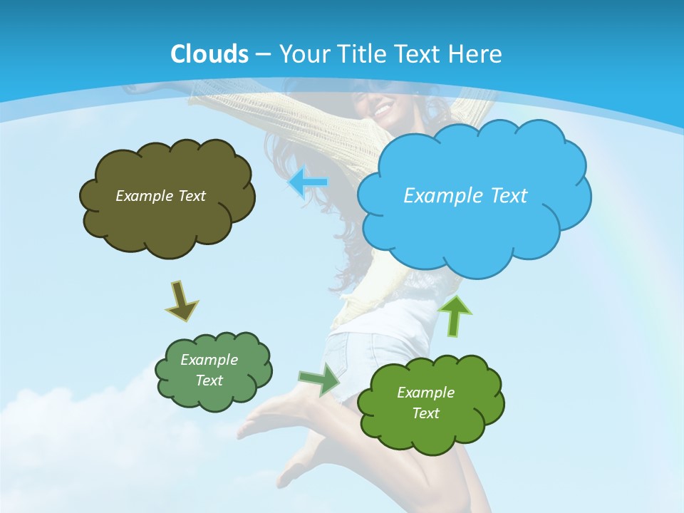 Jumping For Joy PowerPoint Template